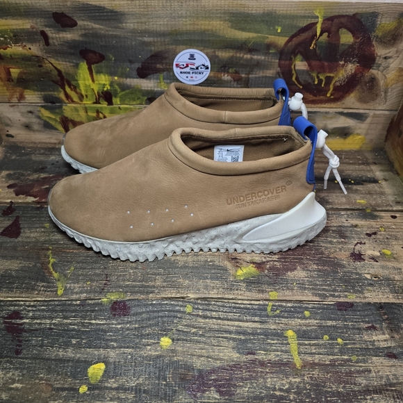 Nike Moc‎ Flow x UNDERCOVER Brown Slipper Sneakers DV5593-201 Mens Size 12 main image 8